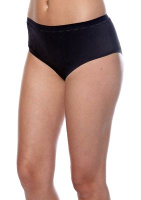 Bali Comfort Indulgence Cotton with Lace Hipster - 2784