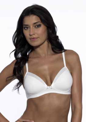 Warner's Satin Tuxedo Wire-Free Contour Bra (02023)