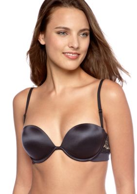 Maidenform Naturally Glam Strapless Plunge Push Up Underwire Bra - 07131