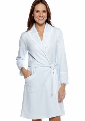 Carole Hochman Striped Short Robe