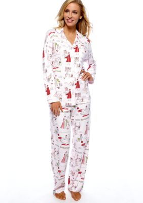 Carole Hochman New Year's Resolution Pajama Set