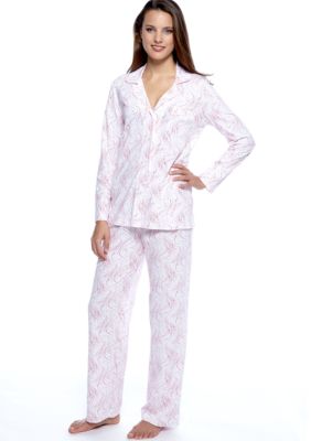 Carole Hochman Conversational Hearts Pajama Set
