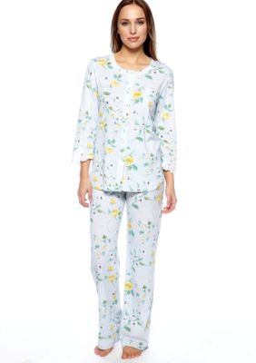 Carole Hochman Provence Floral Pajama Set