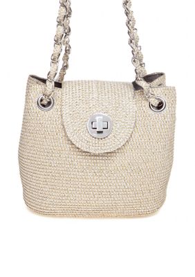 Kim Rogers&reg; Metallic Paper Shoulder Bag