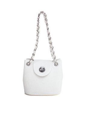 Kim Rogers Solid Paper Straw Mini Purse
