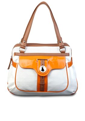 Nine West Sporting Life Perforated Large Satchel