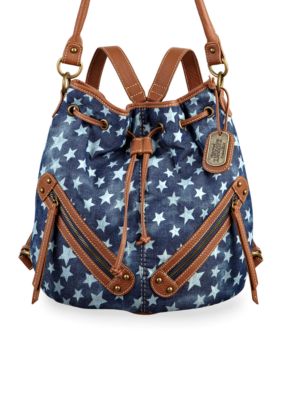 Nine West Vintage America Collection: Braided Convertible Medium Backpack