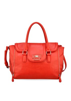Nine West Jet Set Go Medium Top Zip Satchel