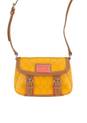 Nine West Printed Nines Small Flap Crossbody