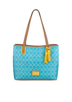 Nine West Printed Nines Medium Shopper