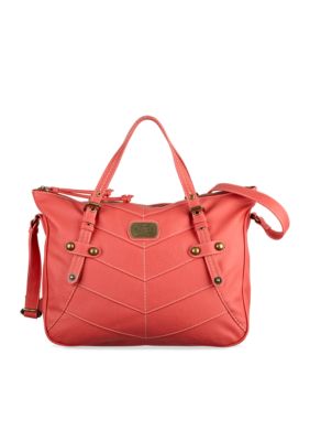 Nine West Vintage America Collection Sun Block Medium Satchel