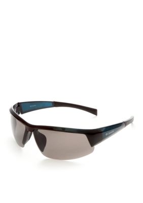 Columbia Plastic Rectangle Wrap Sunglasses
