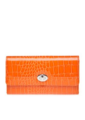 New Directions&reg; Cactus Croco Filemaster Clutch