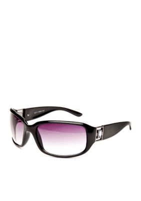 New Directions&reg; Oval Sunglasses with Stone Accents