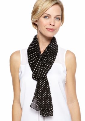 Echo Polka Dot Polyester Scarf