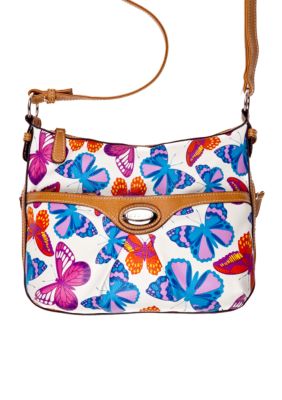 Rosetti Triple Play Violet Crossbody Bag
