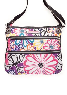 Lily Bloom Mid Size Zipper Cross-Body Bag