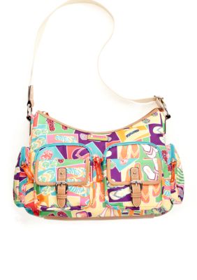 Lily Bloom Double Pocket Hobo Bag