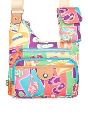 Lily Bloom Crossbody Bag with Cell Phone Case
