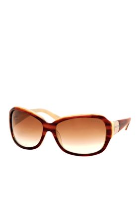 Ralph by Ralph Lauren Square Metal Cap Sunglasses