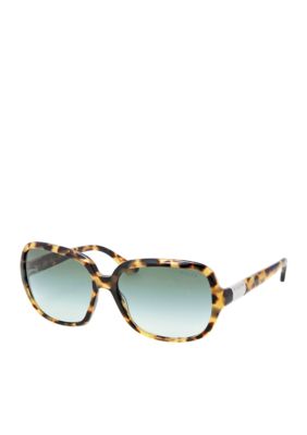 Ralph by Ralph Lauren Thin Frame Rectangle Sunglasses