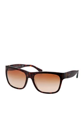 Ralph by Ralph Lauren Square Thick Temple Sunglasses