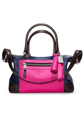 COACH LEGACY COLORBLOCK LEATHER MOLLY SATCHEL