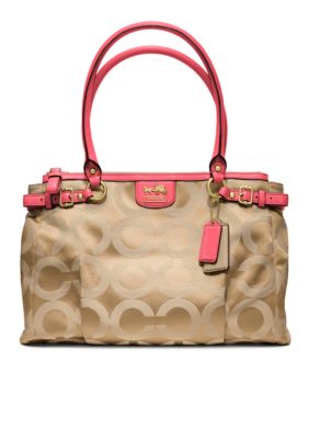 COACH MADISON OP ART SATEEN KARA CARRYALL