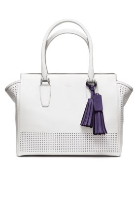 COACH LEGACY PERFORATED LEATHER MEDIUM CANDACE CARRYALL