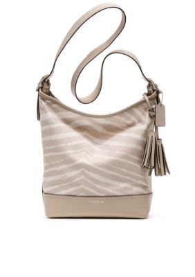 COACH LEGACY ZEBRA PRINT DUFFLE
