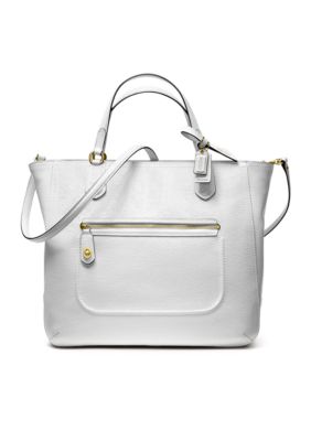 COACH POPPY TEXTURED PATENT SMALL BLAIRE TOTE