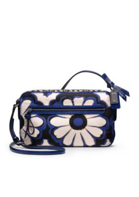 COACH POPPY FLORAL SCARF PRINT FLIGHT BAG
