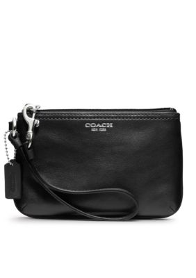 COACH LEGACY LEATHER SMALL WRISTLET