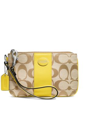 COACH LEGACY SIGNATURE SMALL WRISTLET