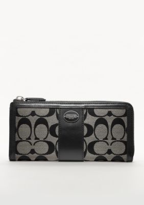 COACH LEGACY SIGNATURE SLIM ZIP WALLET