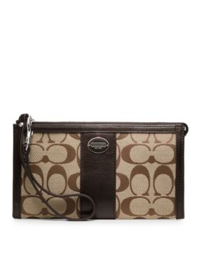 COACH LEGACY SIGNATURE ZIPPY WALLET