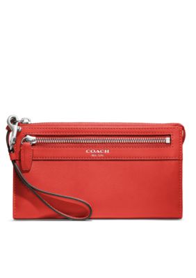 COACH BOXED PROGRAM LEATHER ZIPPY WALLET