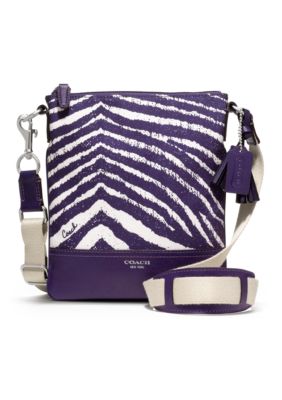 COACH LEGACY ZEBRA PRINT SWINGPACK