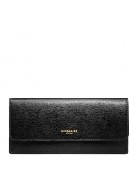 COACH SAFFIANO LEATHER NEW SOFT WALLET