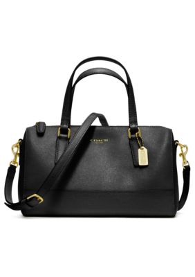 COACH SAFFIANO LEATHER MINI SATCHEL