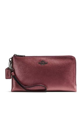 coach wallets zip-strips
