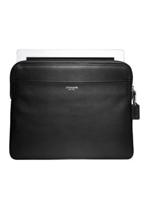 COACH LEATHER IPAD SLEEVE