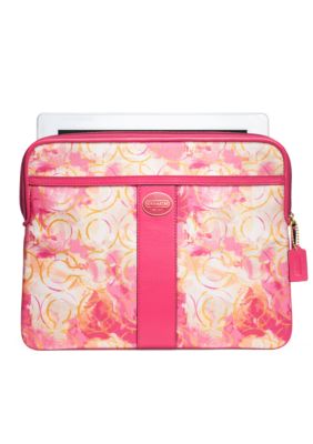 COACH LEATHER IPAD SLEEVE