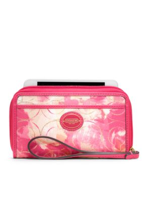 COACH FLORAL E/W UNIVERSAL CASE