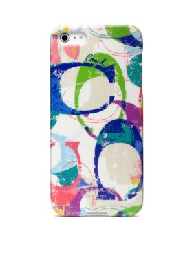 COACH POPPY STAMPED C IPHONE 5 CASE