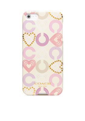 COACH HEART MULTI IPHONE 5 CASE