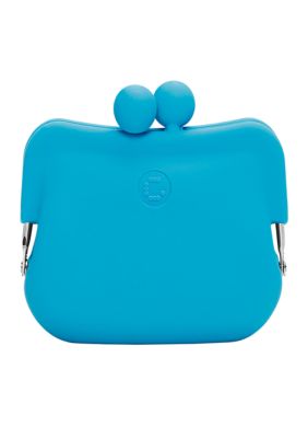 Candy Store Silicone Coin Purse-Peppermint Blue