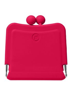 Candy Store Silicone Purse Mirror-Cherry Red