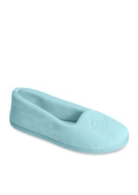 Dearfoams Microfiber Velour Closed Back Slipper