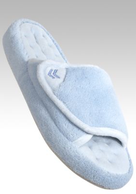 Isotoner Microterry PillowStep Spa Slide Slippers